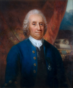 Porträtt av: Swedenborg av Carl Frederik von Breda.