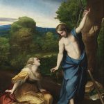Noli me tangere (Den uppståndne Jesus och Maria från Magdala) av Correggio 1543.